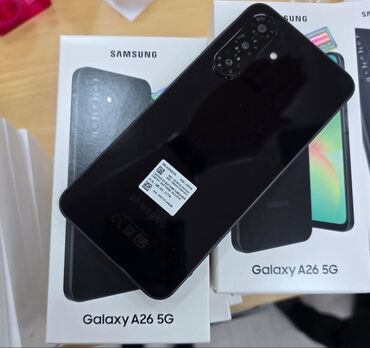 Redmi: Samsung Galaxy A26, 128 GB, rəng - Qara, Barmaq izi, Face ID