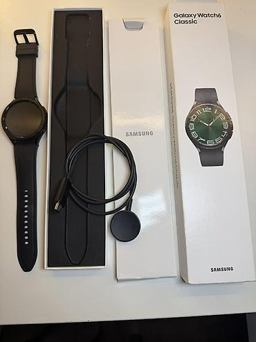 Смарт-часы: Samsung Galaxy Watch6 Classic 47 mm — original, əla vəziyyətdə — 2