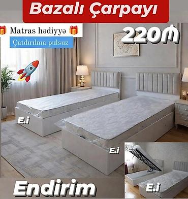 krafat: Yeni, Təknəfərlik çarpayı, Bazalı, Matras ilə, Siyirməsiz — 1