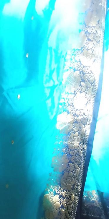 Другая женская одежда: Продам уникальное эксклюзивное индийское бенаресское сари, сотканное — 8