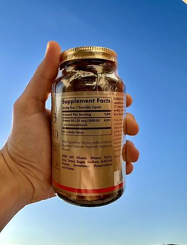 vitera d3 qiyməti: Yeni Solgar Vitamin D3 – 5000 IU (125 mcg) - qida əlavəsi 240 kapsul — 2