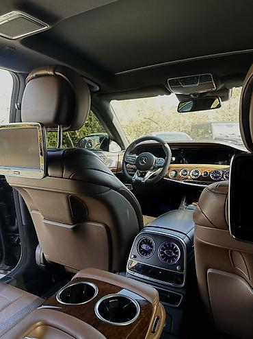 Аренда кортежа: Mercedes-Benz W222 (2015–2020) Представительский седан бизнес-класса — 2