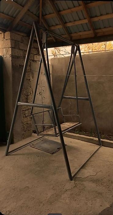 divan yellencek: Metaldan hazırlanmış yelləncək çərçivəsi və oturacağı - Material — 3