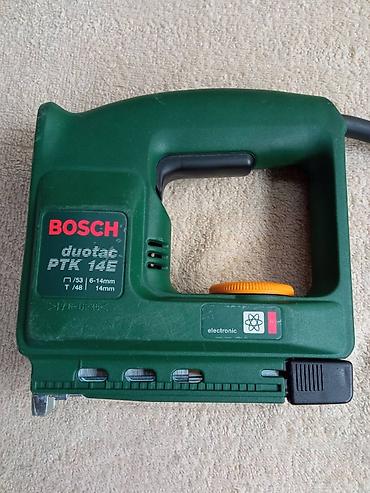 Mismar vuran tapancalar: Bosch Duotac PTK 14E Bosch Duotac PTK 14E электрический.Бьёт скобы и — 1
