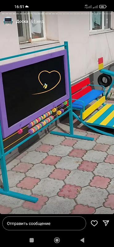 Детские качели: Качели Песочницы Скамейки Лодочки качалки Столики есть — 13