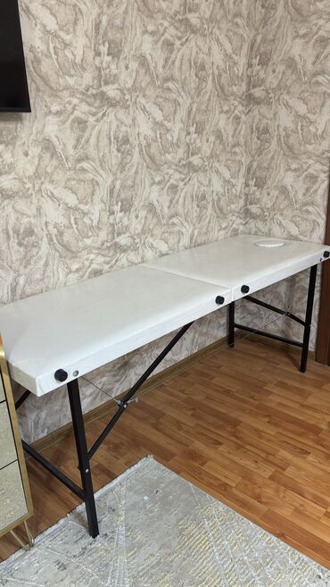 садовая мебель: Yeni, Qatlanan, rəng - Ağ