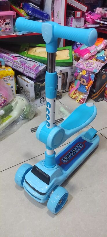 Детские самокаты: Детский самокат, Трёхколёсный, Новый — 6