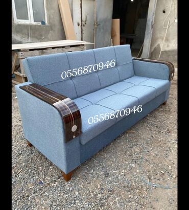 Sifarişlə divanlar: Divan, Qonaq otağı üçün, Parça, Bazalı, Açılan — 6