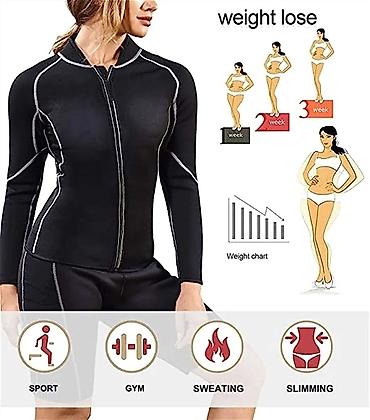 Arıqlamaq üçün vasitələr: Təlim gödəkçəsi 1. Sauna gödəkçəsi dəbdəbəli bədən formalaşdırmaq üçün — 3