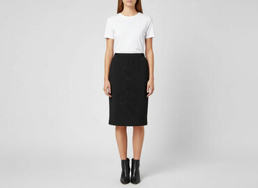 spódniczka z eko skóry czarne: H&M, Spódnica damska, rozmiar S