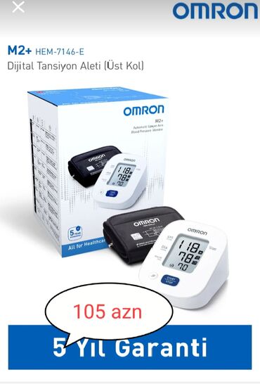 tonometr omron: Pulsuz çatdırılma!Omron M2+ tonometri HEM 7146-E modeli, çiyindən