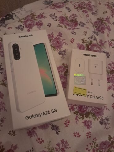 galaksi electronics: Samsung Galaxy A26, 256 ГБ, цвет - Белый, Отпечаток пальца