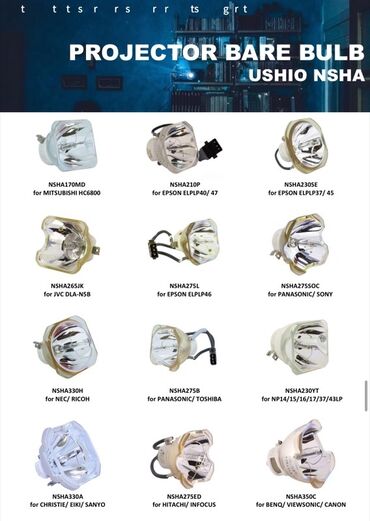 Digər TV və video məhsullar: Məhsul: Proyektor lampaları və lampalı modul blokları Təsvir: - — 26