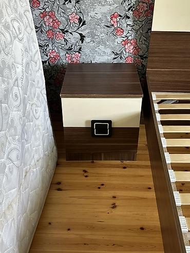 Paltar dolabları, qarderoblar: İşlənmiş, 4 qapılı, Güzgülü, Qəhvəyi, Taxta, Kupe, Düz dolab — 6