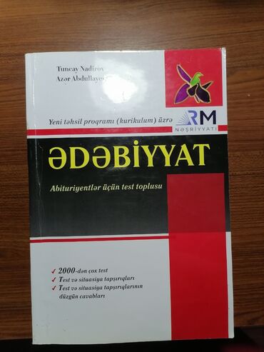 ədəbiyyat rm pdf: Rm nəşriyyatı, ədəbiyyat, test toplusu, içi təmizdir, səliqəli