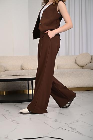 Подростковый брючный комплект в стиле smart-casual - Цвет: глубокий