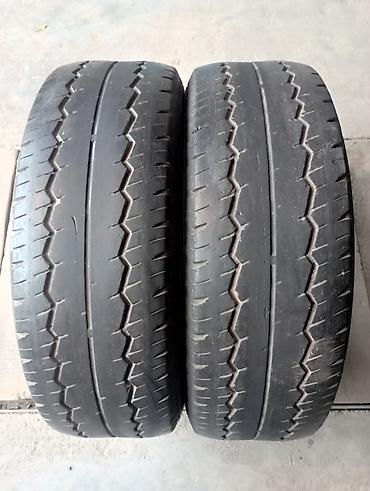 Шины 225 / 70 / R 15, Лето, Б/у, Пара, Легкий коммерческий транспорт (C/LT), Франция, Dunlop