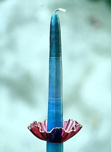 Stare vaze i dekor: Antikvarni ukras za sveću - protiv kapanja voska 1+1 gratis — 3