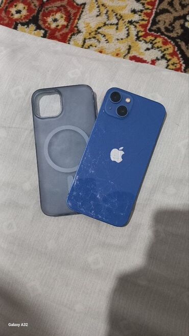 айфон 13 14: IPhone 13, 128 ГБ, Көк, Каптама, 78 %