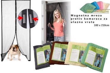 24 oglasa | lalafo.rs: 590din Magnetna mreza za vrata 100 x 210cm protiv insekata -Zastitite