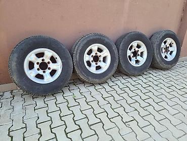 Tyres & Wheels: ALUMINIJUMSKE FELNE TERRANO 15 6 X 139.7 | nissan terrano originalne — 1