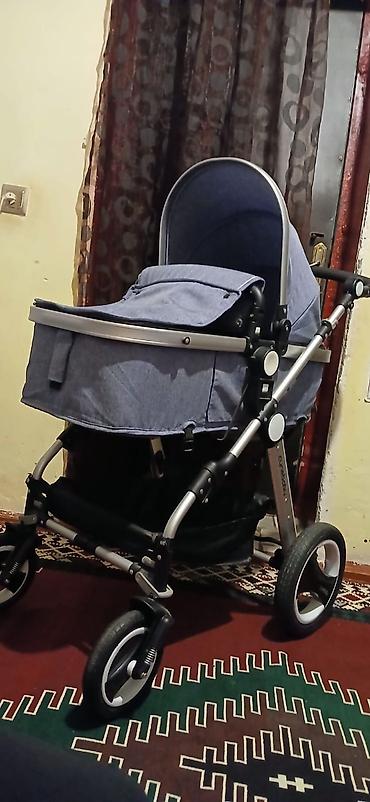 Uşaq dünyası: Cynebaby 3‑ü 1‑də uşaq arabası dəsti - Rəng: mavi/boz - Dəst: şassi + — 2