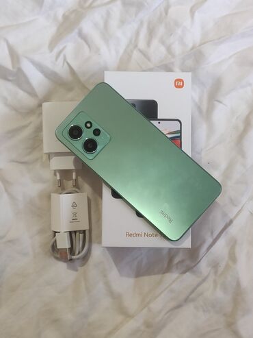 продаю виш: Redmi, Redmi Note 12, Колдонулган, 128 ГБ, түсү - Жашыл, 2 SIM