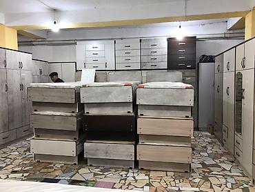 Спальные гарнитуры: Спальный гарнитур, Б/у, Двухъярусная кровать, Шкаф, Комод, Самовывоз, цвет - Бежевый — 10