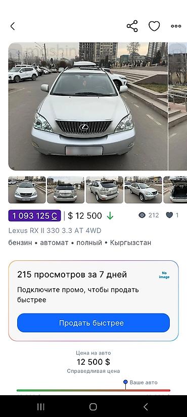 x5 2003: Lexus RX: 2004 г., 3.3 л, Автомат, Бензин, Кроссовер — 1