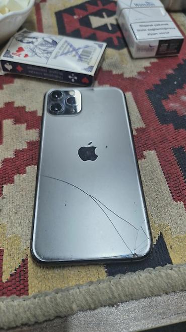 iphone 11 pro max irsad: IPhone 11 Pro, 256 GB, Space Gray, Qırıq — 1