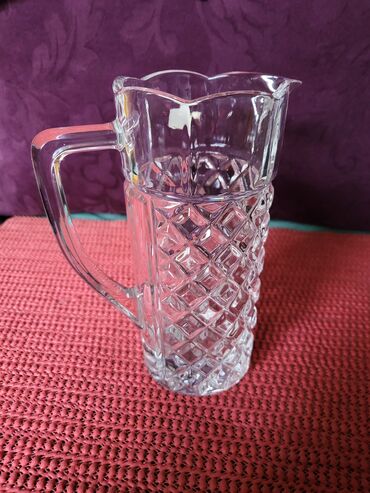 Čajnici: Bokal nov Zajecar kristal,led kristal 70te. Bokal je nov,sve na — 6