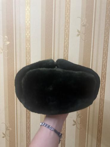 norka: Qış papağı – qulaqlı, tünd yaşıl - Model: qulaqları içəri qatlanan — 2