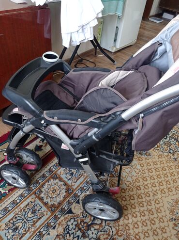 прогулочная коляска cybex бу: Коляска, цвет - Коричневый, Б/у