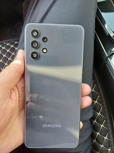 a7 2016: Samsung Galaxy A32, Б/у, 128 ГБ, цвет - Серый, 2 SIM — 2