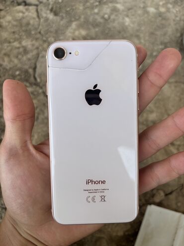 оперативная память для ноутбука ddr3: IPhone 8, Колдонулган, 64 ГБ, Күлгүн, Каптама, 100 %
