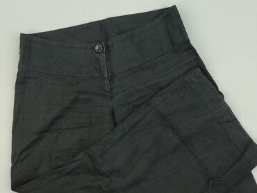 spodnie z c a: Material trousers for women, size M