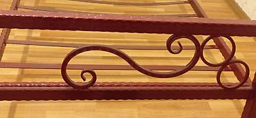 Çarpayılar: Dəmir çarpayı çərçivəsi - Material: möhkəm metal karkas - Rəng: tünd — 7