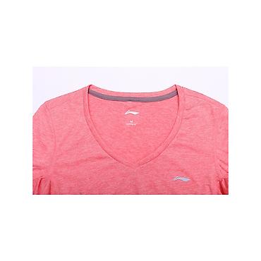 футболки лининг: Распродажа! Женская футболка Li Ning розовая, код: womensTshirt_LN2 — 2