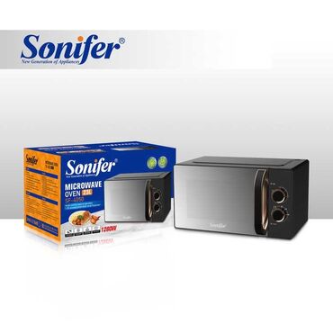 Duxovkalar: Mikrodalğalı soba Sonifer, Ayrıca dayanan, Mikrodalğalar ilə, rəng - Qara, Yeni