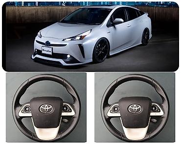 Руль Toyota с многофункциональными кнопками и подушкой безопасности