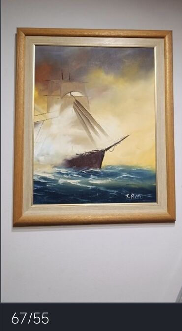 ram za slike sa stipaljkama: Slika, 67 x 55 cm, Upotrebljenо