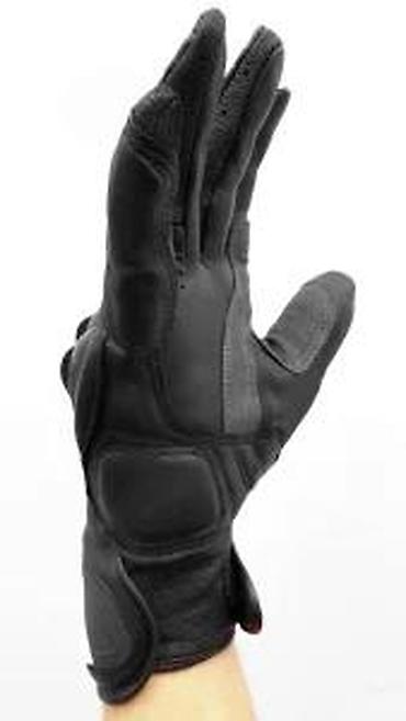 Oprema za bicikliste: Kratke kožne moto rukavice sa zaštitom - Materijal: prirodna koža sa — 12