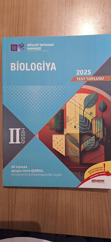 2025 ci il 2-ci hissə biologiya test toplusu. yenidir, içərisində heç