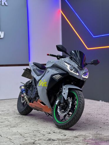 спортбайк ямаха: Спортбайк Kawasaki, 400 куб. см, Бензин, Чоңдор үчүн, Колдонулган