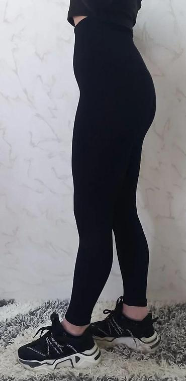 Helanke, biciklistički šortsevi: Crne ženske helanke sa visokim strukom - Model: bešavne sportske — 8