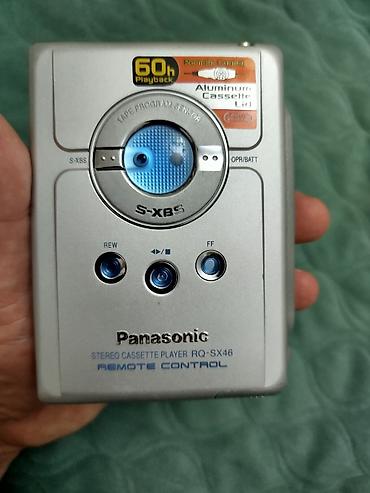 m5 disk: Panasonic RQ-SX46 portativ stereo kaset pleyeri - Rəng: gümüşü - — 1