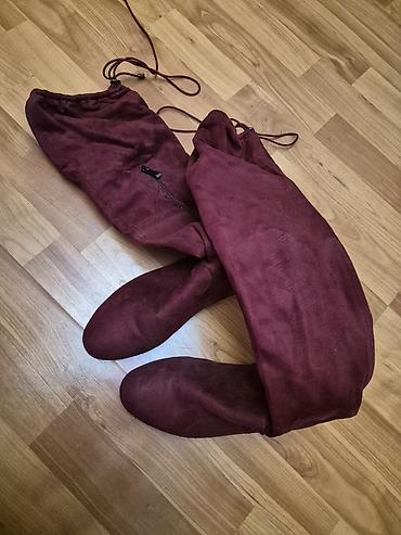 Сапоги: Qadınlar üçün qışlıq uzun çəkmələr - Model: dizüstü/over-the-knee - — 2