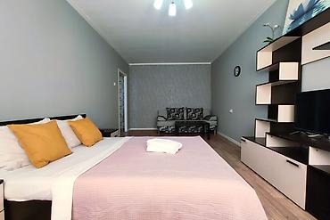 Посуточная аренда квартир: 1 комната, Люкс, элитка, Бишкек Парк ТРЦ, Душевая кабина, Постельное белье, Кондиционер — 5