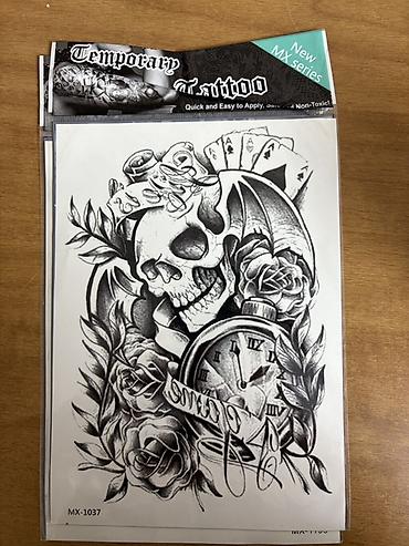 Тату, пирсинг: Временные татуировки — 3