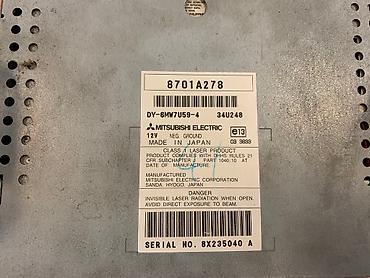 Avtoelektronika: Mitsubishi Lancer X üstdündən çıxma original ROCKFORF maqnitafonu — 4